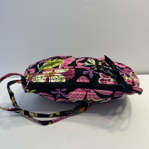 Vera Bradley Pirouette Pink Crossbody Bag Adjustable Strap Small Floral Purse - Picture 4 of 7